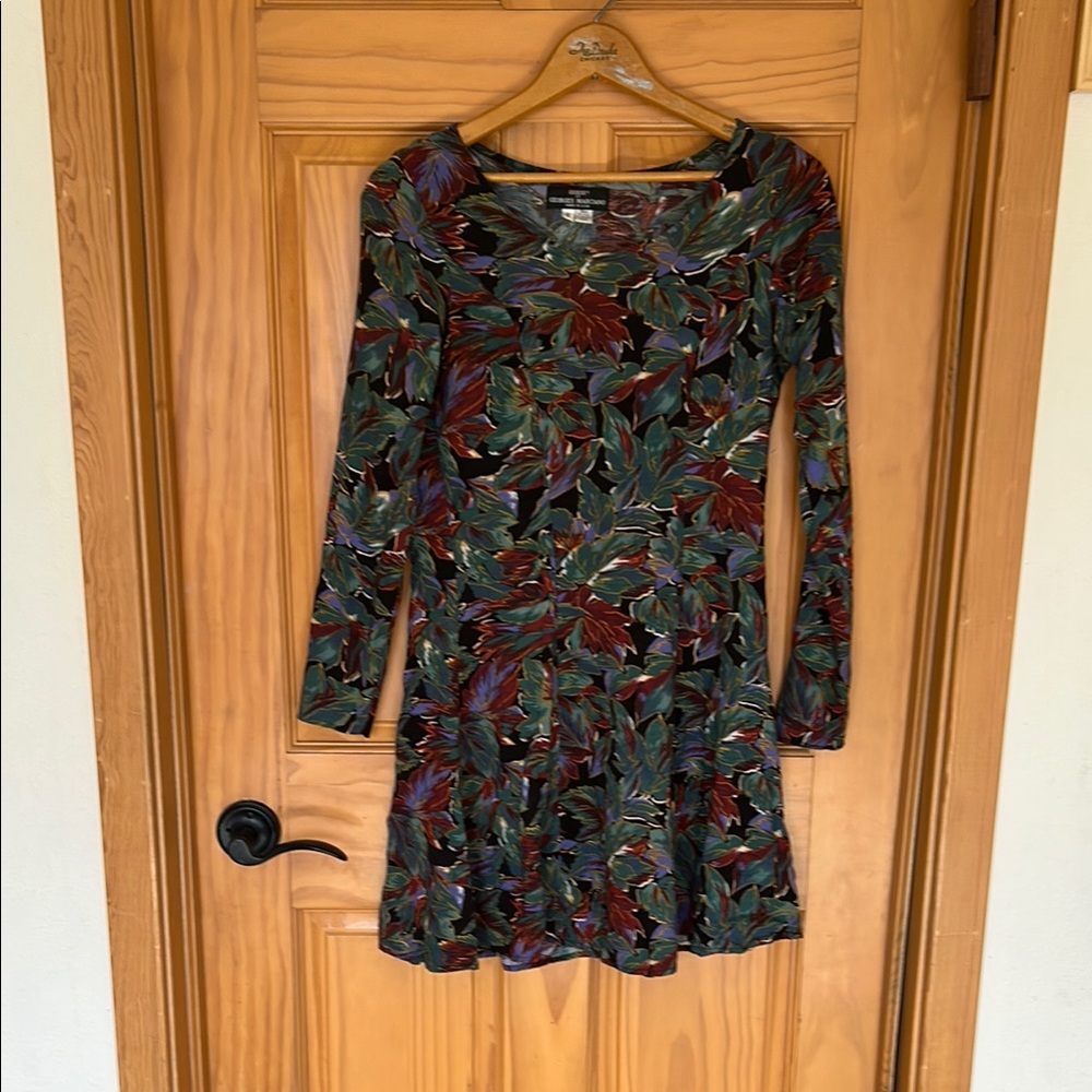 Vintage Guess-Floral Long Sleeve Dress